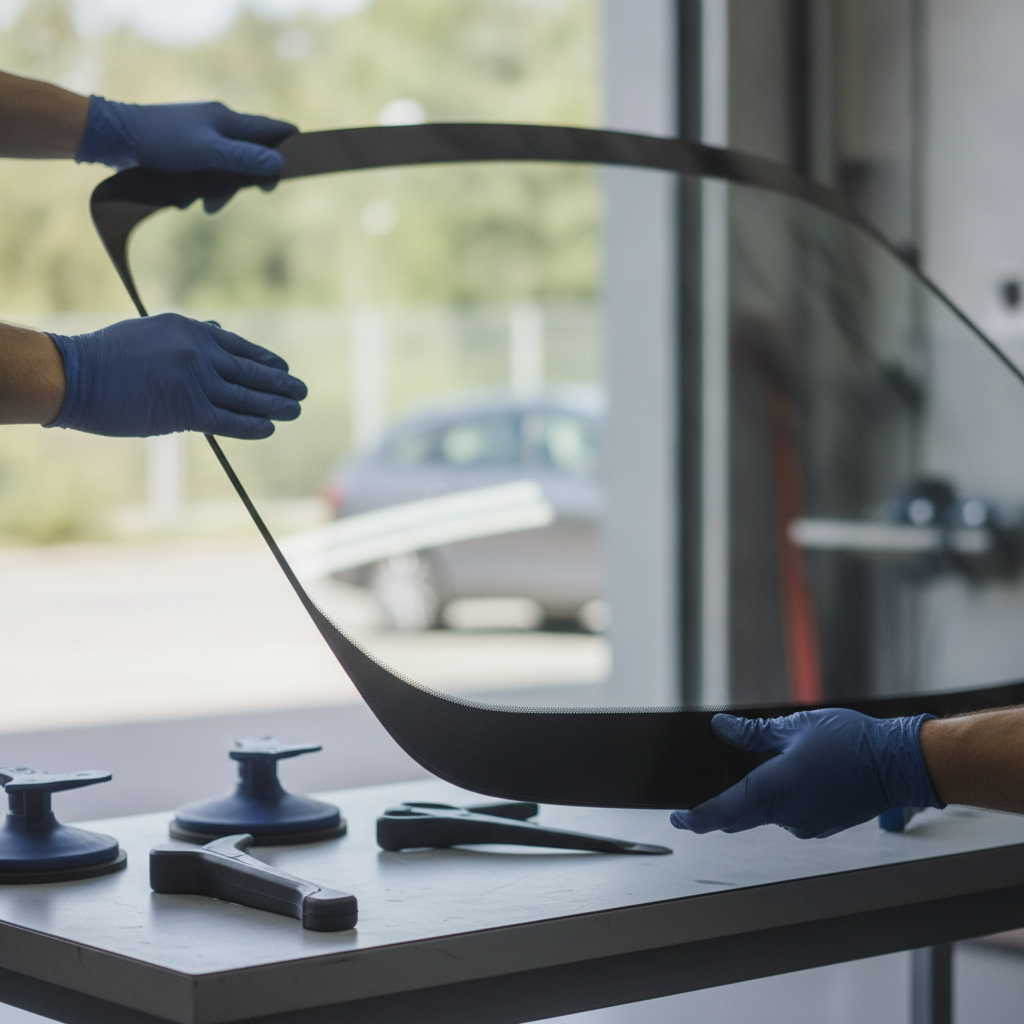 Windshield Replacement just hands